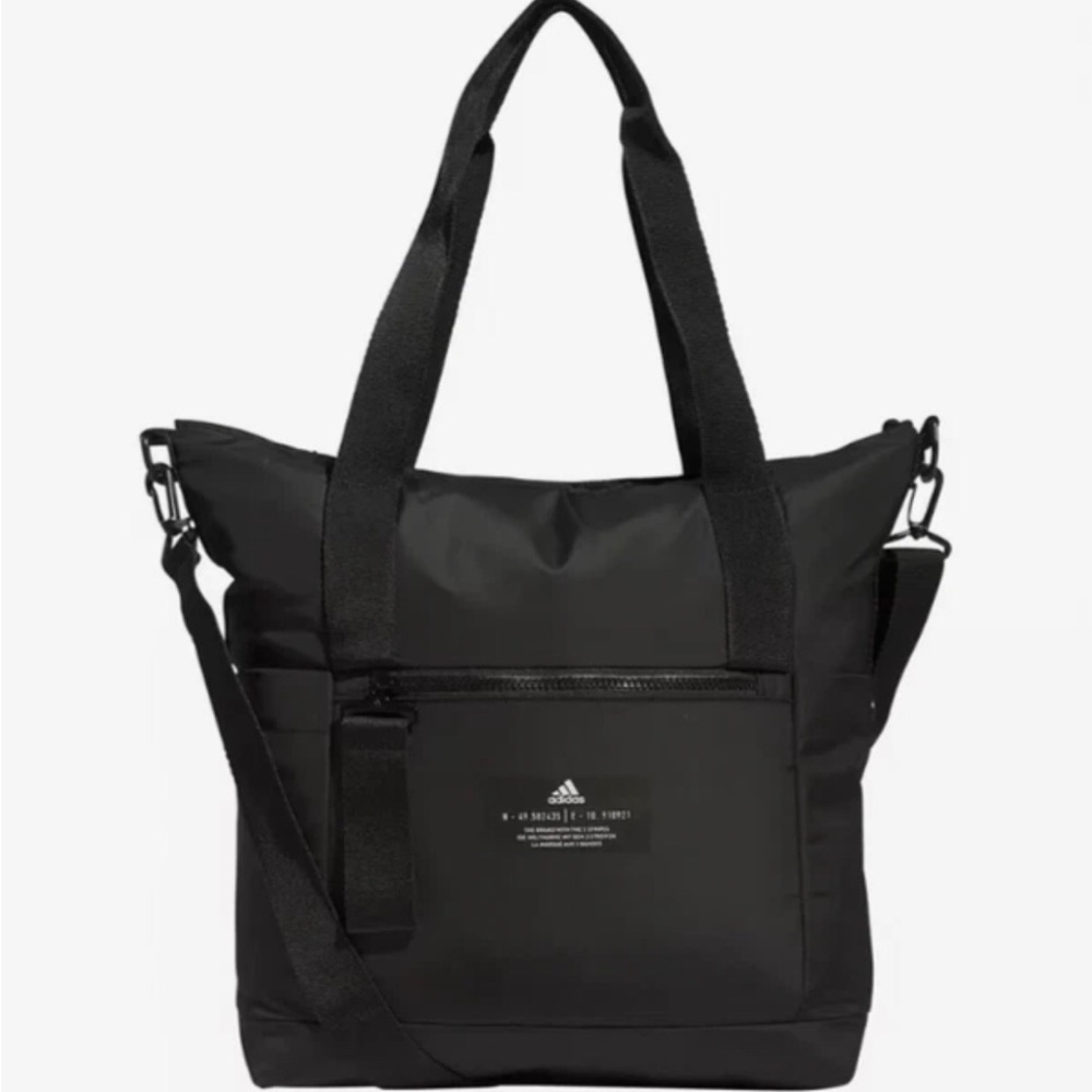 ADIDAS All Me 2 Tote Shoulder LARGE Crossbody GYM TRAINING Bag Black NWOT $55